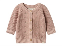 Lil Atelier turtledove knit cardigan